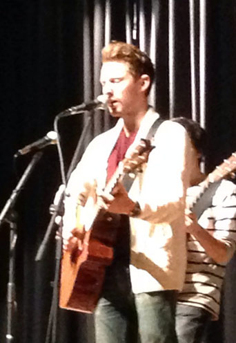 RECORDING ARTIST TAYLOR Mathews plays two free shows at the school.