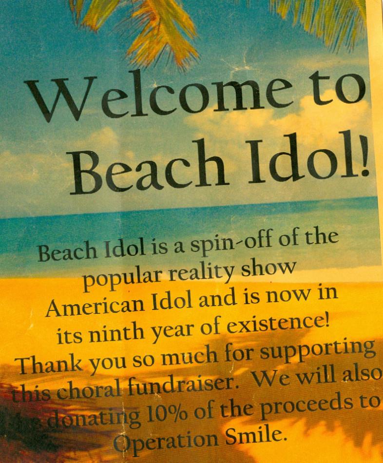 FIRST COLONIAL STUDENT Tess Henry recently won the annual Beach Idol competition.