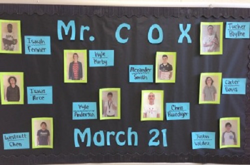 MR. COX CONTESTANTS
vie for this years coveted title.