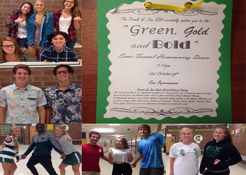 STUDENTS CELEBRATE HOMECOMING Week with school spirit.
