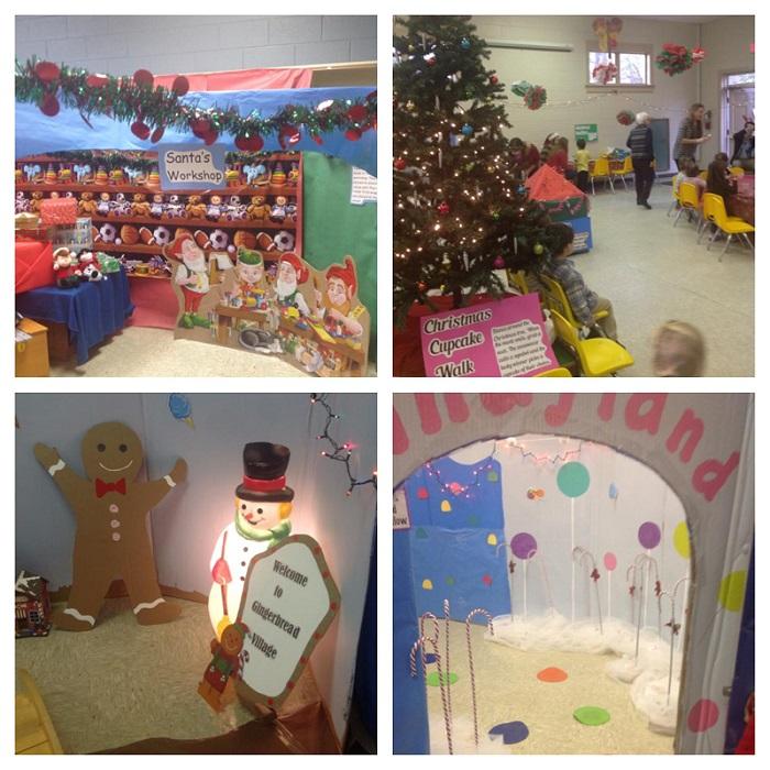 THE NATIONAL HONOR Society hosts a Holly Jolly Christmas Party for the kids at Parish Day Pre school.