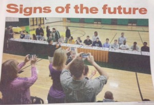 CAPTURING COMMITTED STUDENTS, the school is featured in the local newspaper.