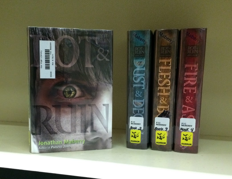 ROT AND RUIN is a science fiction novel about the zombie hunter, Benny Imura, who discovers what it means to be human.