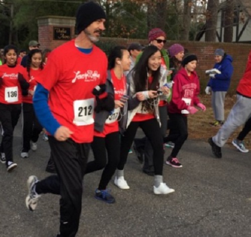 STUDENTS, PARENTS, AND faculty from several schools in Virginia Beach participated in last year's Love Run.