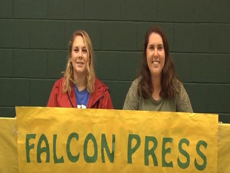 SENIORS TAYLOR KARVALA and Phoebe Hulls report this week's announcements.