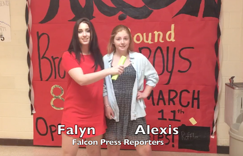 FALCON PRESS QUESTIONS Mr.Cox Contestants on their knowledge of the school.