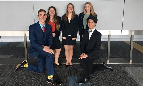 DECA STUDENTS RECENTLY attended the State Leadership Conference at the Virginia Beach Convention Center.
