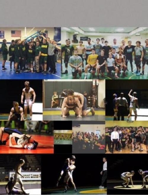 A COMPILATION OF the wrestling team this season.