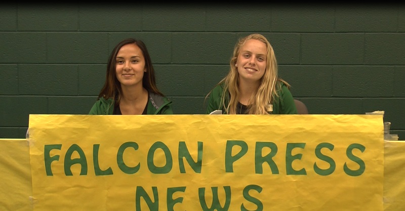 SENIORS ALEX DAVIDSON and Taegan Kim present Falcon Press' weekly highlights. 