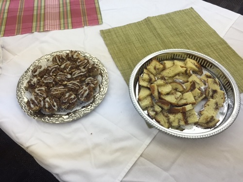 CAKE PROVIDED FOR Faculty and Staff at today's library fuction.