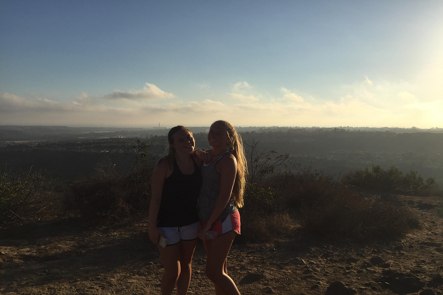 FALCONS HIT THE hills in California.