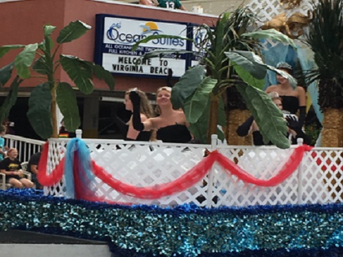 THE ANNUAL NEPTUNE Festival was held last weekend in Virginia Beach. Three of the schools seniors were Homecoming princesses.