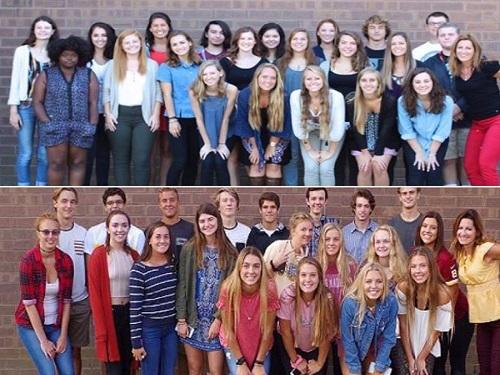 FALCON PRESS ONLINE newspaper staffers were recently named Gold Medalists from the Columbia Scholastic Pres Association.