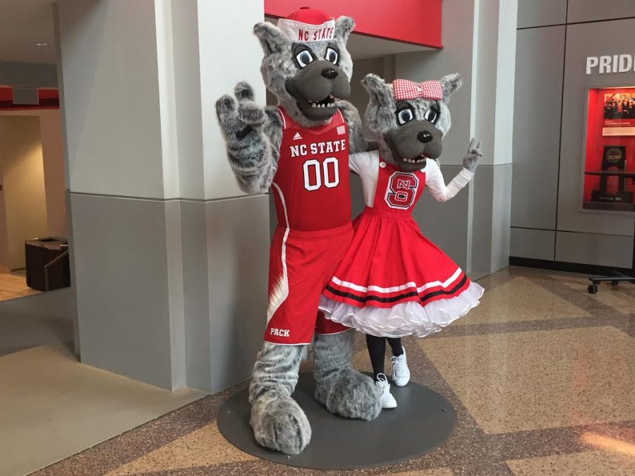 MR. AND MRS. Wuf are the schools beloved mascots.