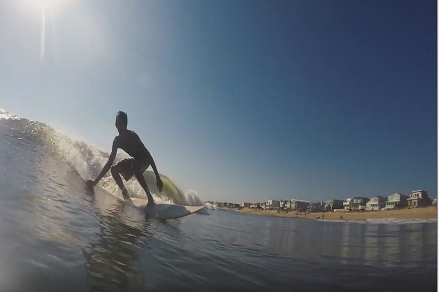 SENIOR MICHAEL LAWLOR'S film entry into the PTA Reflections contest, Virginia Beach: Big Wave Surf, recently won a 3rd place national distinction.