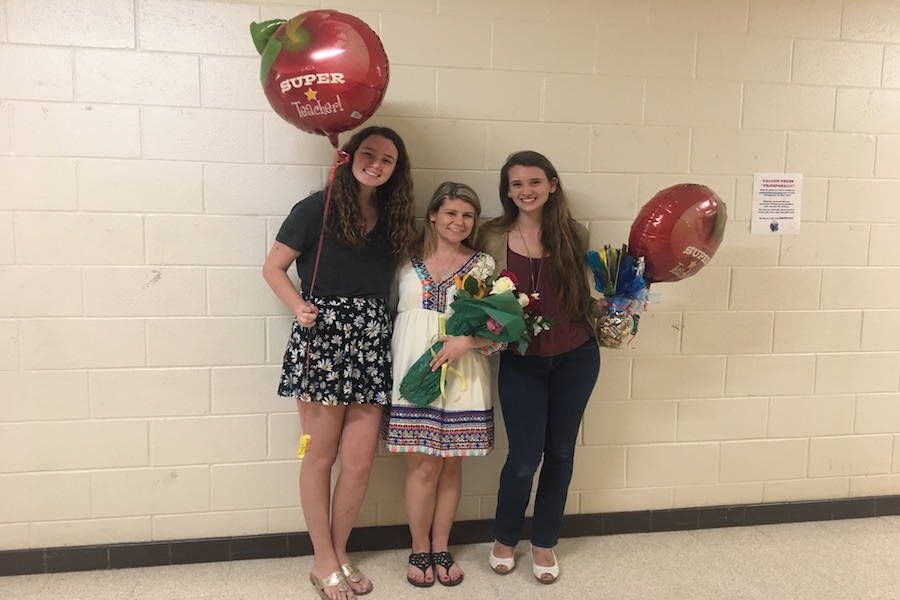 VTfT STUDENTS NICOLE Tuckman, Cayte Lyonnais, and Ashley Garnell win teaching contracts with VBCPS after college graduation.