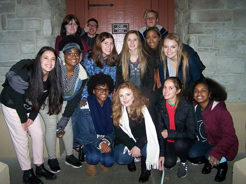 CHORUS STUDENTS PERFORMED at Busch Gardens Christmas Town this past weekend.
