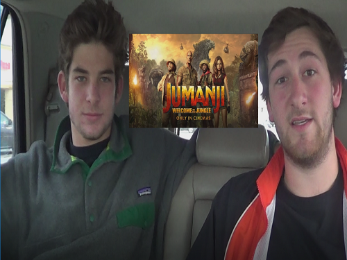 SENIORS GRAYSON GOODOVE and Hayden Haupt review Jumanji.
