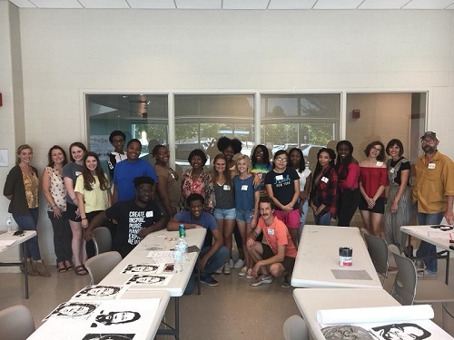NAHS STUDENTS AS well as various local artists came together recently at the Williams Farms Community Recreation Center to create art that promotes equality and diversity within the community.