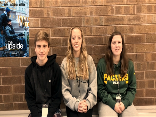 SENIORS ANNA MASON and Taylor Everett, along with Junior Eric Michals review the movie, The Upside. They found it to be a hilarious must see film.