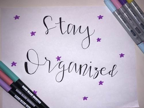 Stay organized