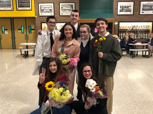 FALCON STAGE COMPANY performs their final One-Act last week. It was a lot of work but I already miss it, Stage Manager and senior Hannah Wroton said.