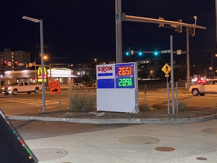 GAS PRICES DOUBLE almost overnight as local restrictions are gradually lifted. "It' s nearly $2.70 for a gallon of regular, it will be $3 before we know it," junior Will Buffkin said.