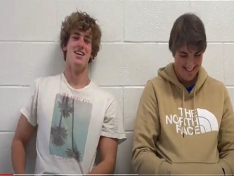 STUDENTS BRING BACK the Falcon weekly vodcast that was put on hold for almost two years during the COVID pandemic.   Reporters include seniors Noah Calayo, Parker Tillery, Michael Hillier, Joe McGowan.