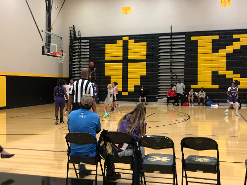 BEACH DISTRICT GIRLS basketball teams competed against each other in a team camp at the end of October. The games were hosted by Kellam High School and gave the girls an opportunity to play pre-season.