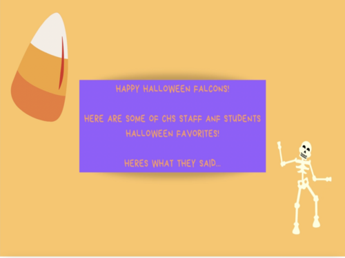 STUDENTS AROUND THE school are getting excited for Halloween this year. Falcons shared their favorite memories, candies, and costumes for Halloween.