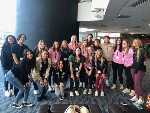 CHS OPERATION SMILE Club members recently attended the Shine Your Light leadership event, along with other high schools OS clubs from around Hampton Roads. Its purpose was for students to learn leadership skills and apply them to their organization, as well as other school clubs ad honor societies.
