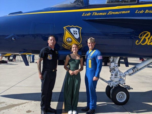 BLUE ANGELS NAS Airshow commanders participated in media day before their big performances last weekend. Student media outlets are offered the opportunity to send a publication student and adviser each year.