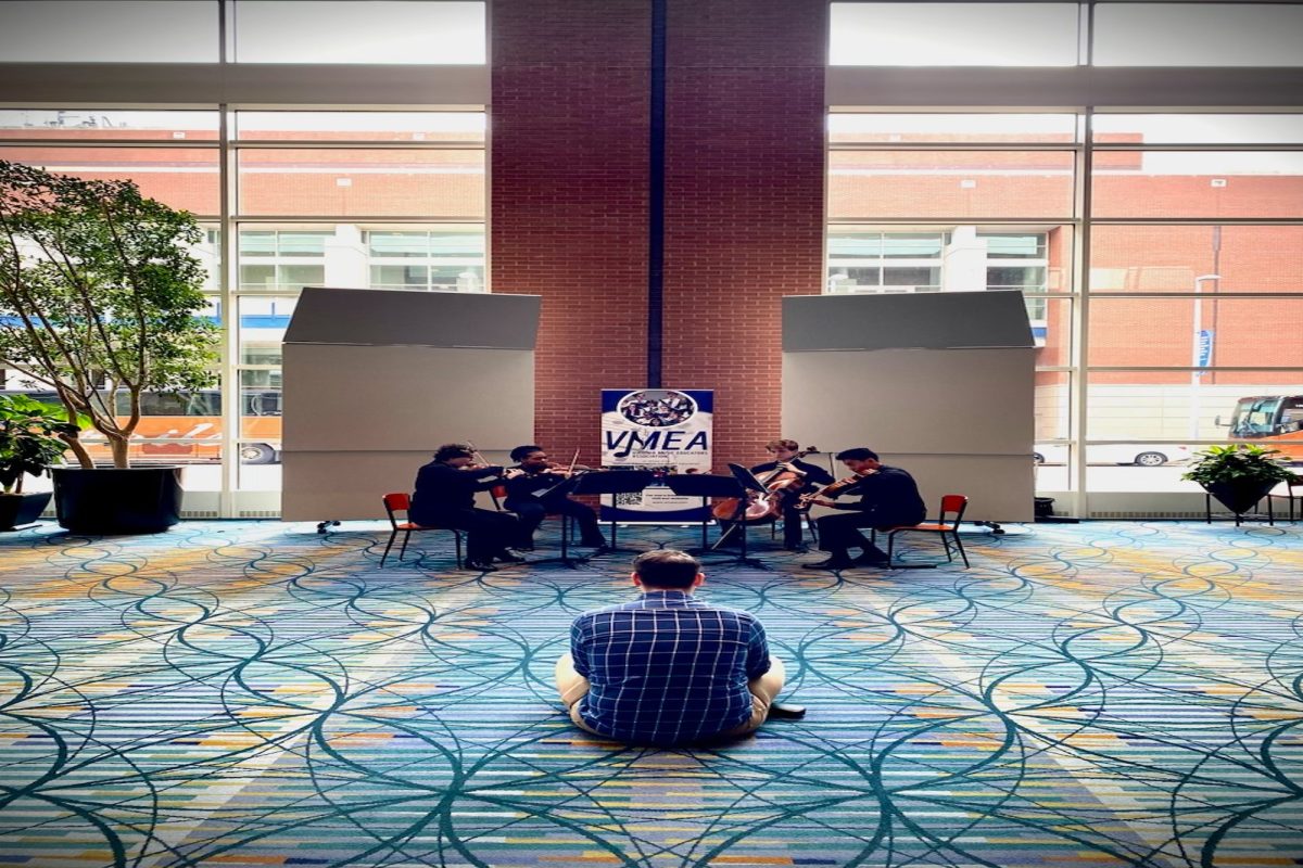 ORCHESTRA TEACHER MR. Fields and his Chamber Orchestra members performed at the Virginia Music Educators Association Conference in November. According to some of the seasoned  members, the venue was familiar and they felt comfortable in their surroundings.