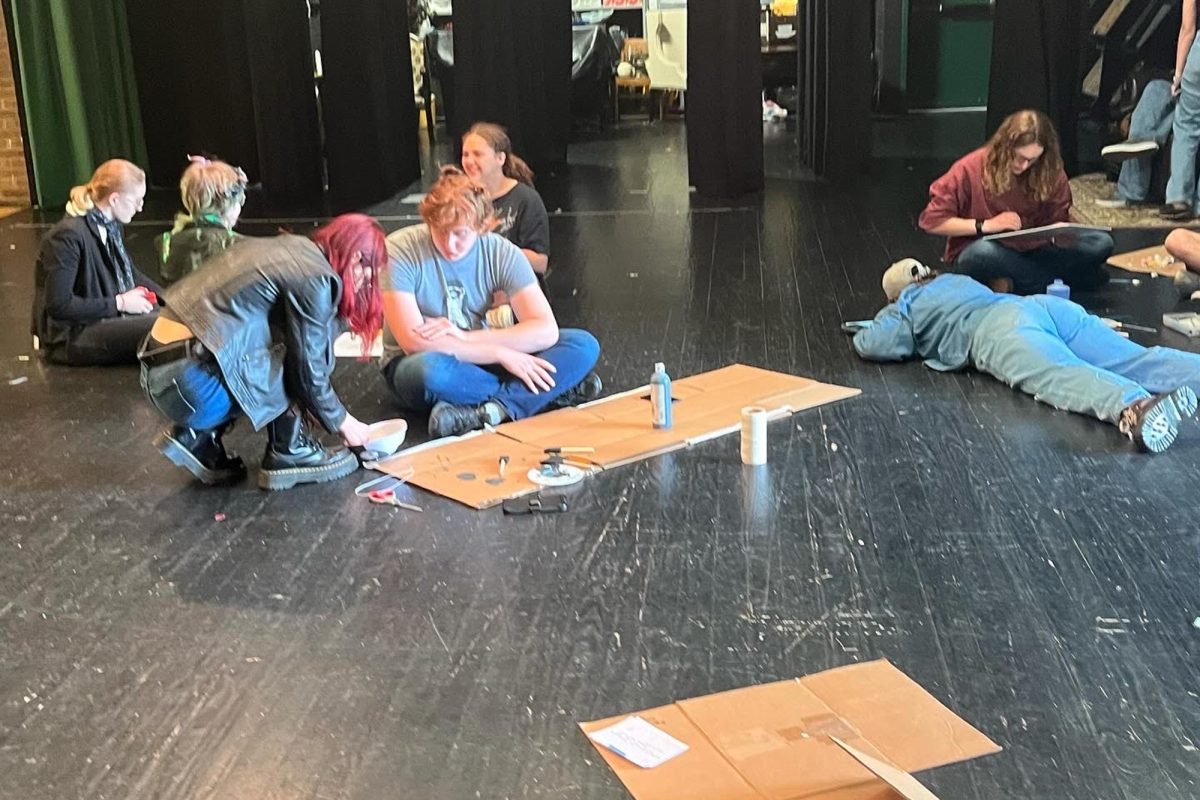 INCOMING THESPIANS AND plebe parents create projects to represent new inductees interpretations of Alexander Popes quote: “Act well your part; there all the honor lies.” According to senior Billy Westra, this is one of the most important activities the annual event offers.