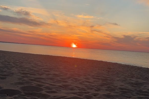 CALM SUNSET OVER the Oceanfront predicts a successful 50th annual Neptune Festival. Hurricane Helene is approaching quickly however and event coordinators are hoping the weather will hold.