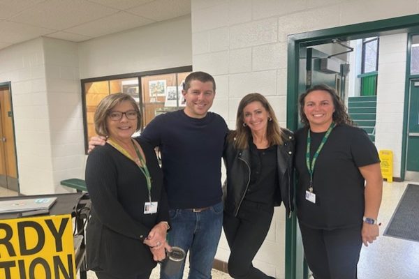 TEACHERS DRESSED IN monochromatic colors on Monday as part of an "Underground Spirit" day developed by the school's Sunshine committee. Students are not supposed to know that their teachers are participating until the end of the week when they are asked to dress in holiday themed attire.