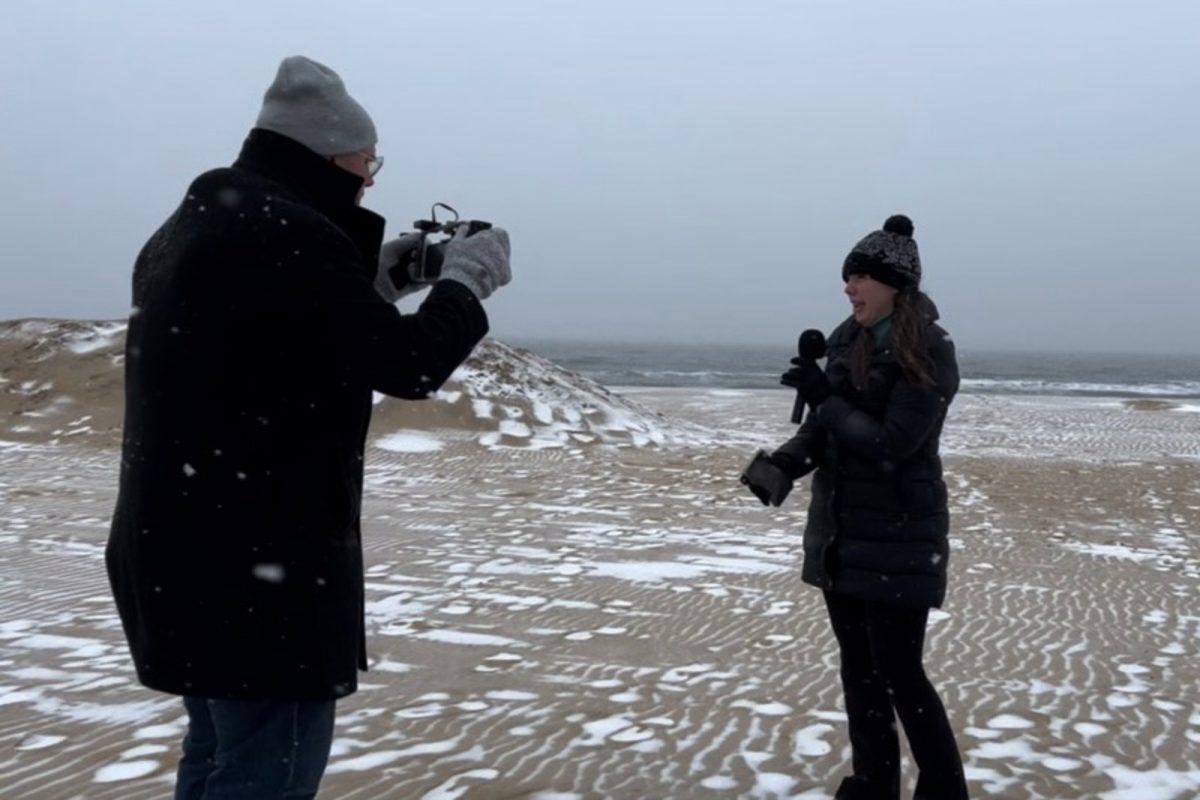 EDITOR-IN-CHIEF Samantha Radford was interviewed by CBN's Brody Carter while she was out covering the storm as well. CHS's Falcon Press covered the event with multiple other national news organizations including The Weather Channel and Fox Weather.