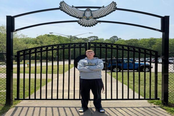 JUNIOR IAN MCCLURE stands proud to be an active student at the school. The challenge McClure faces in balancing school, sports, and a job is typically something that many high schoolers face.