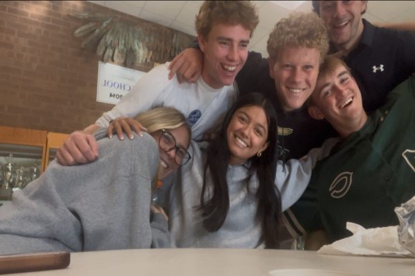 THE BOYS AND Girls on the couch meet together for the last time as most will graduate in a few weeks. This week's topics included Graduation, spring sports playoffs, and the senior sendoff.