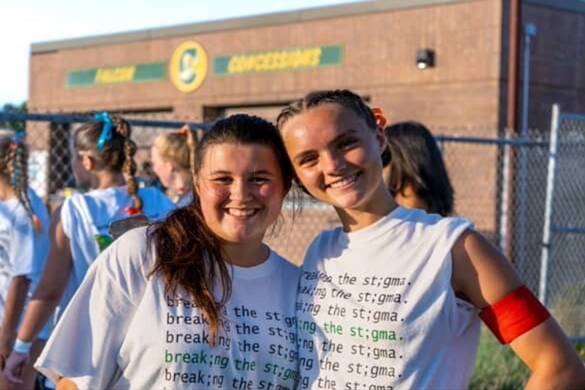 SENIOR CAPTAIN SYDNEY Harwood leads the Lady Falcons varsity soccer team in a tough match-up against the Dolphins of Ocean Lakes. That night, the Falcons played for something bigger than soccer;  to honor "Morgan's Message", a non-profit organization that supports student-athletes' mental health. 
