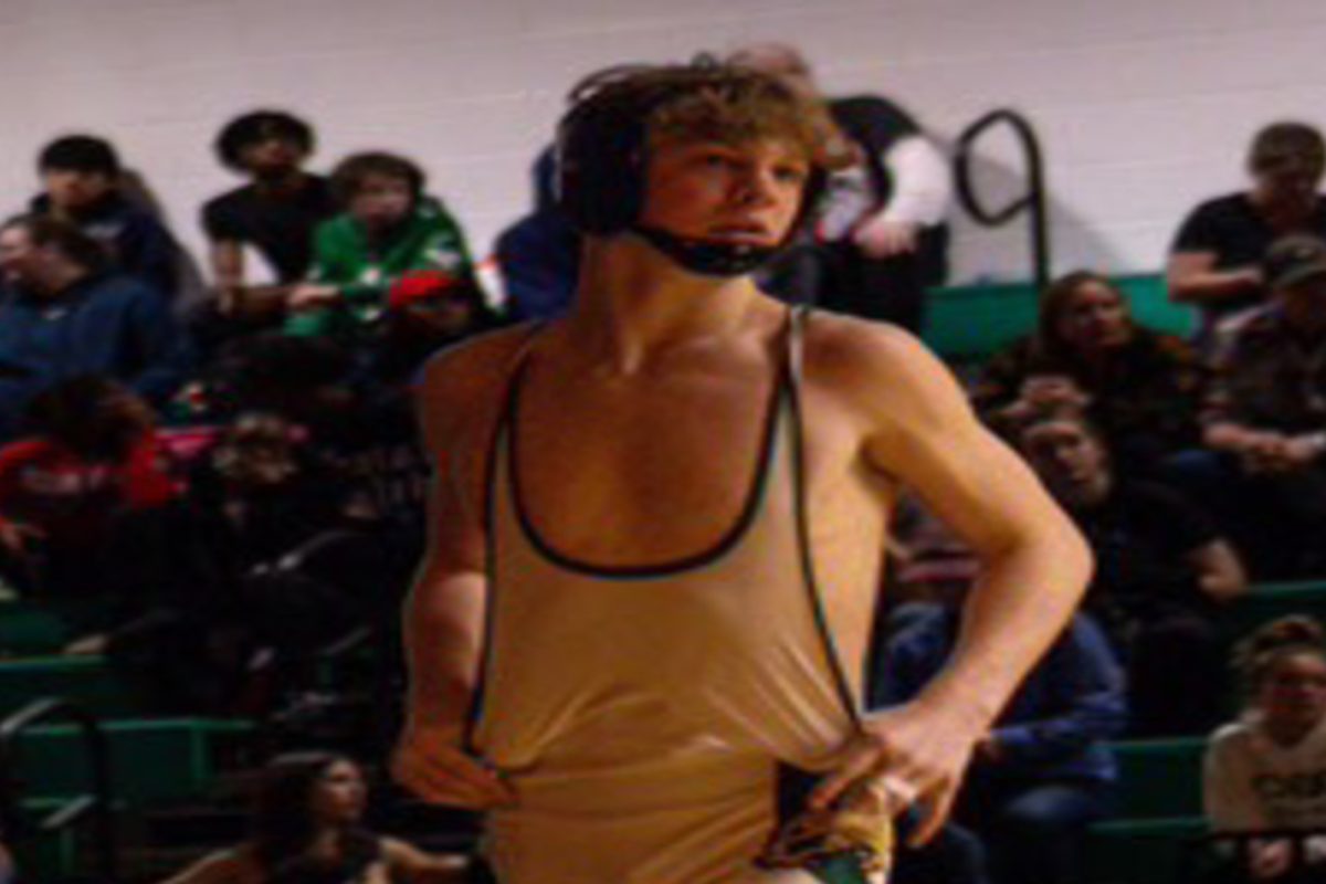 SENIOR CALEB RAFAL leads the wrestling team as a two-time state champion. The impact he made on the program is shown by his dedication, leadership, and resilience on the mat. 
